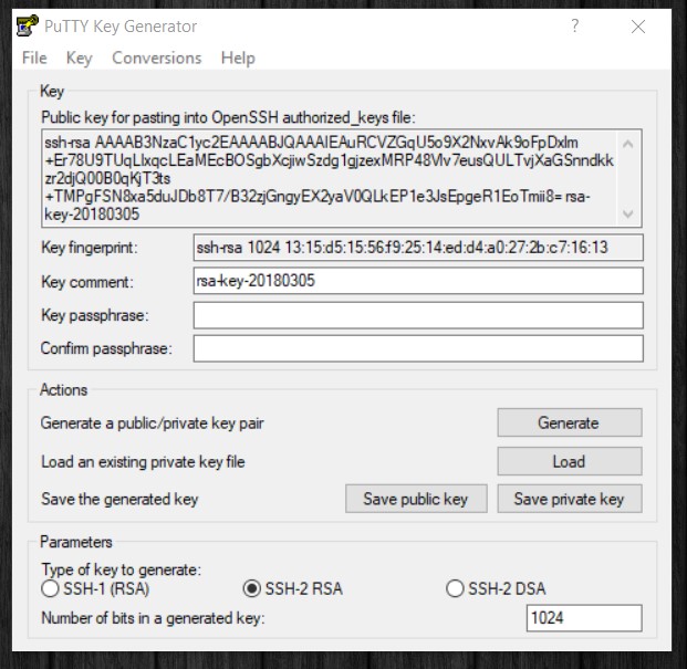 Генерация ключа Putty. SSH подключение через Putty. SSH подключение с ключом. Putty параметры для подключения SSH.